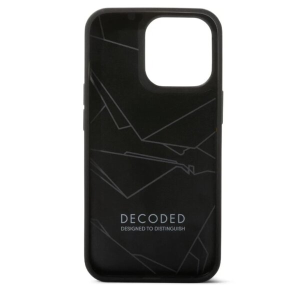 Decoded iPhone 13 Pro Brown Leather Folio MagSafe Wallet Case Detachable - Picture 11 of 11